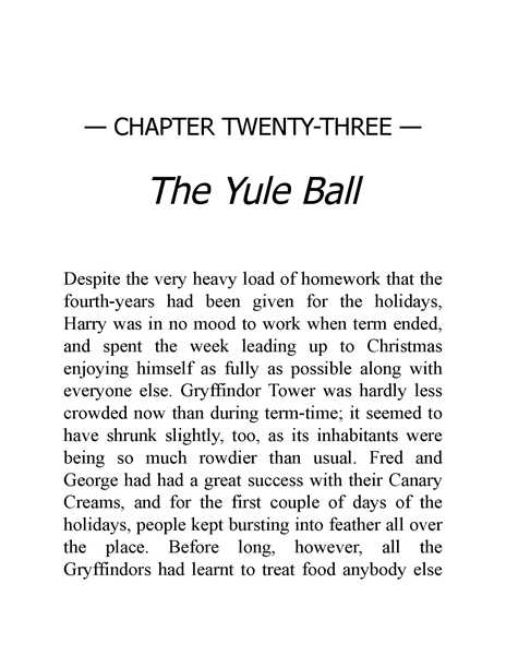 04 Harry Potter and the Goblet of Fire 23 The Yule Ball -- 绘本听读宝在线台词全文