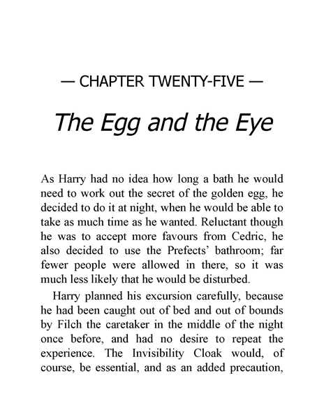 04 Harry Potter and the Goblet of Fire 25 The Egg and the Eye -- 绘本听读宝在线台词全文