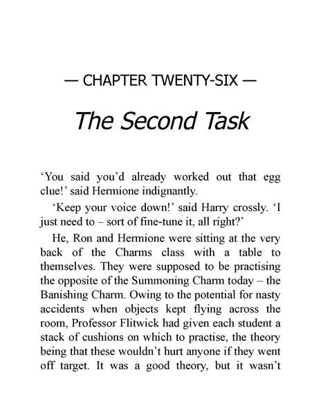 04 Harry Potter and the Goblet of Fire 26 The Second Task -- 绘本听读宝在线台词全文