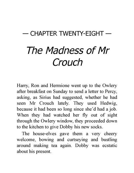 04 Harry Potter and the Goblet of Fire 28 The Madness of Mr. Crouch -- 绘本听读宝在线台词全文