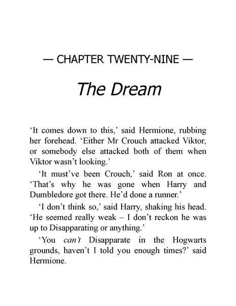 04 Harry Potter and the Goblet of Fire 29 The Dream -- 绘本听读宝在线台词全文