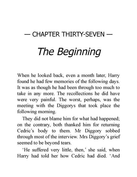 04 Harry Potter and the Goblet of Fire 37 The Beginning -- 绘本听读宝在线台词全文