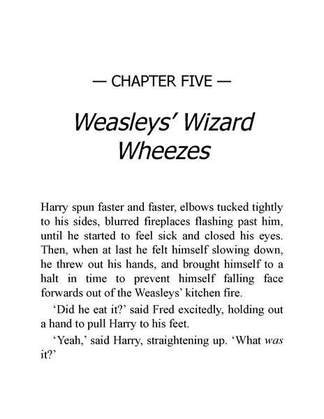 04 Harry Potter and the Goblet of Fire 5 Weasleys’ Wizard Wheezes -- 绘本听读宝在线台词全文