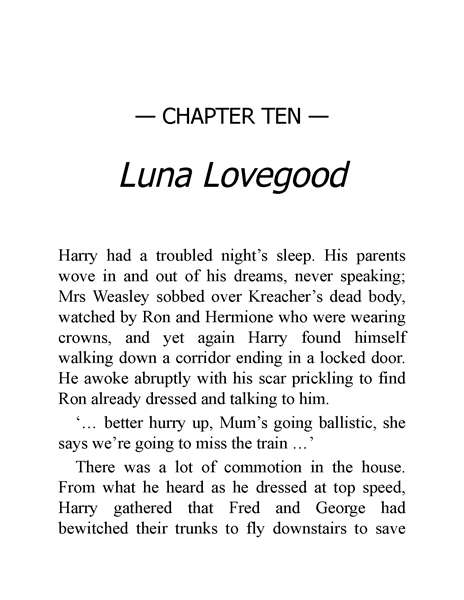 05 Harry Potter and the Order of the Phoenix 10 Luna Lovegood -- 绘本听读宝在线台词全文