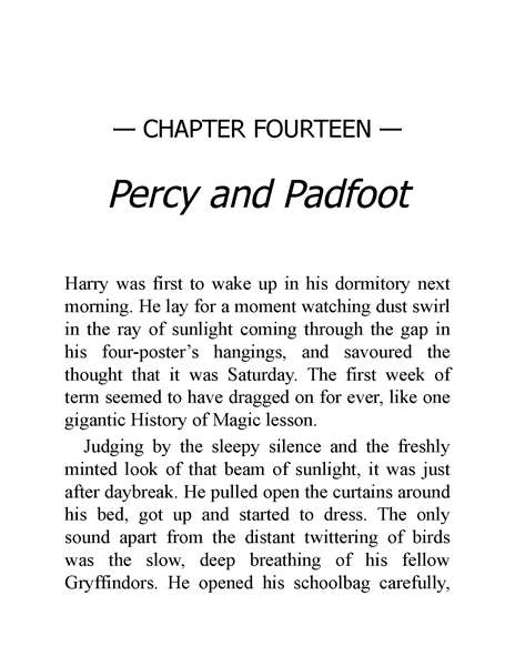 05 Harry Potter and the Order of the Phoenix 14 Percy and Padfoot -- 绘本听读宝在线台词全文