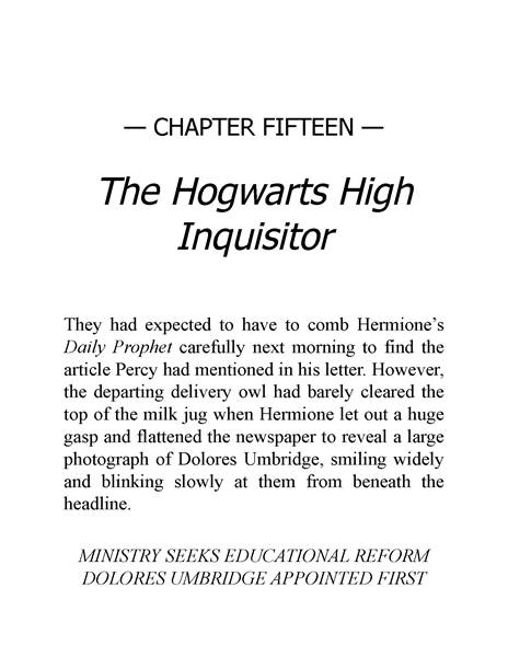 05 Harry Potter and the Order of the Phoenix 15 The Hogwarts High Inquisitor -- 绘本听读宝在线台词全文