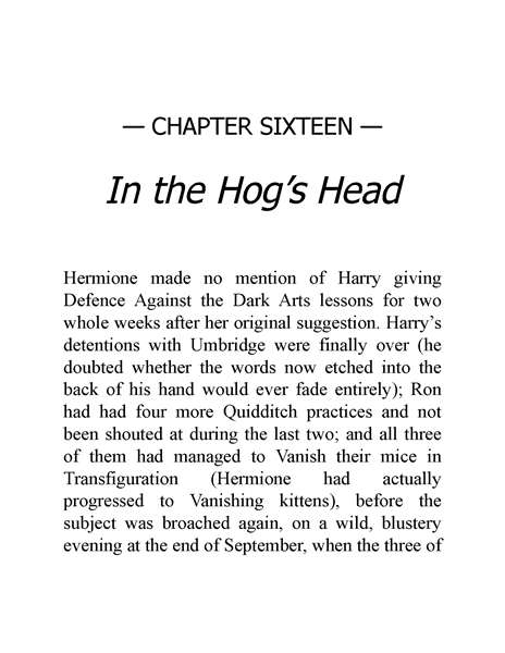 05 Harry Potter and the Order of the Phoenix 16 In the Hog’s Head -- 绘本听读宝在线台词全文