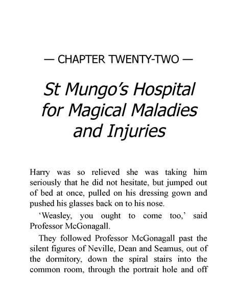 05 Harry Potter and the Order of the Phoenix 22 St. Mungo’s Hospital for Magical Maladies and Injuries -- 绘本听读宝在线台词全文