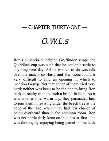 05 Harry Potter and the Order of the Phoenix 31 O.W.L.s -- 绘本听读宝在线台词全文