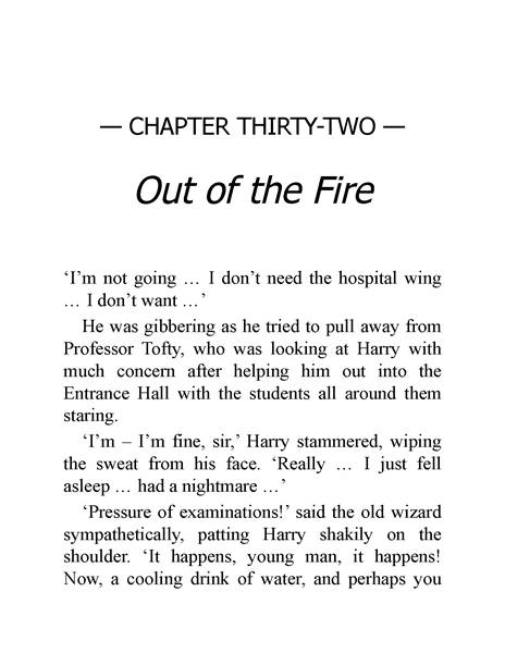 05 Harry Potter and the Order of the Phoenix 32 Out of the Fire -- 绘本听读宝在线台词全文