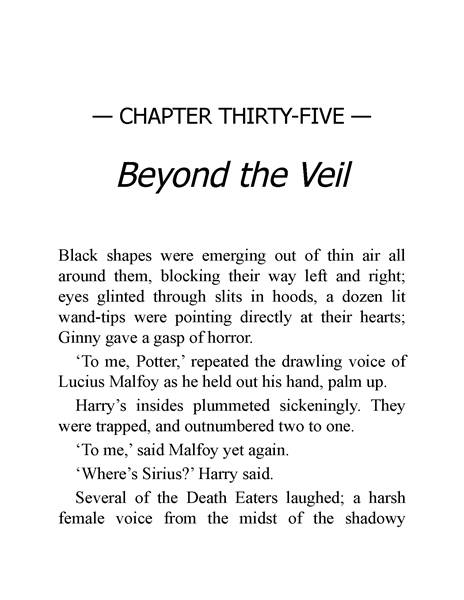 05 Harry Potter and the Order of the Phoenix 35 Beyond the Veil -- 绘本听读宝在线台词全文