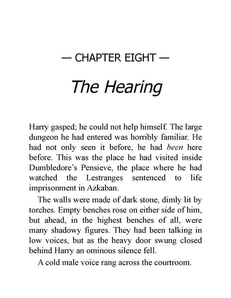 05 Harry Potter and the Order of the Phoenix 8 The Hearing -- 绘本听读宝在线台词全文