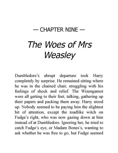 05 Harry Potter and the Order of the Phoenix 9 The Woes of Mrs. Weasley -- 绘本听读宝在线台词全文
