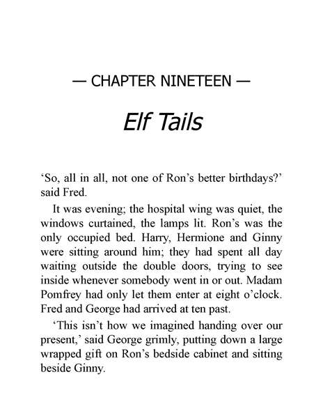 06 Harry Potter and the Half-Blood Prince 19 Elf Tails -- 绘本听读宝在线台词全文