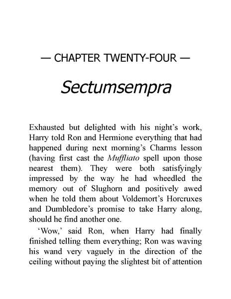 06 Harry Potter and the Half-Blood Prince 24 Sectumsempra -- 绘本听读宝在线台词全文