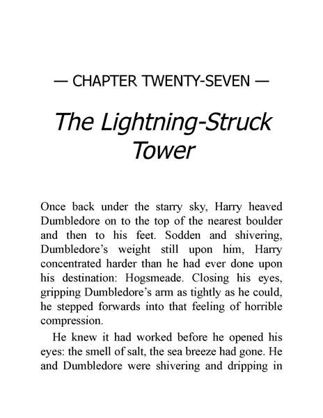 06 Harry Potter and the Half-Blood Prince 27 The Lightning Struck Tower -- 绘本听读宝在线台词全文