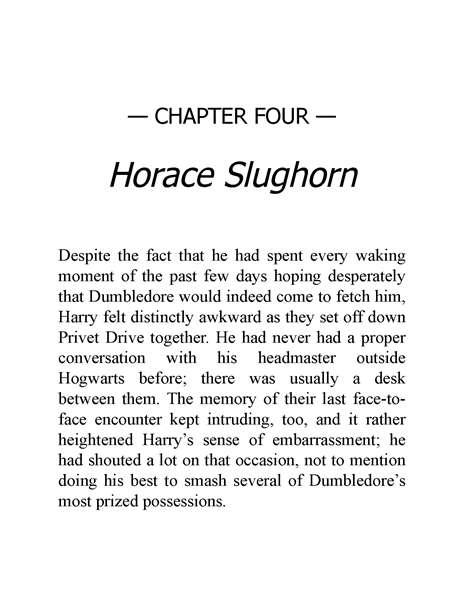 06 Harry Potter and the Half-Blood Prince 4 Horace Slughorn -- 绘本听读宝在线台词全文