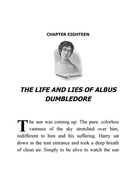 07 Harry Potter and the Deathly Hallows 18 The Life and Lies of Albus Dumbledore -- 绘本听读宝在线台词全文