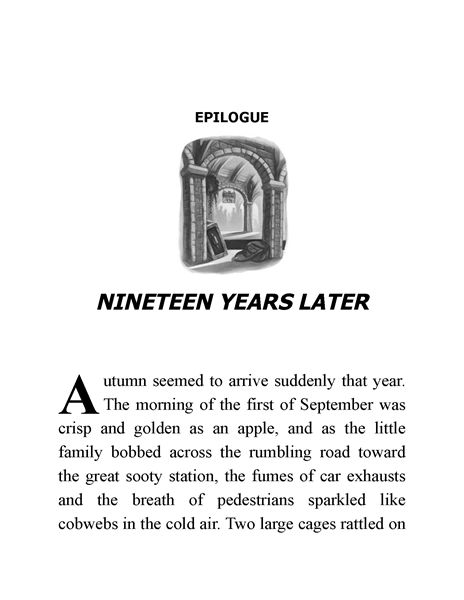 07 Harry Potter and the Deathly Hallows 37 EPILOGUE -- 绘本听读宝在线台词全文