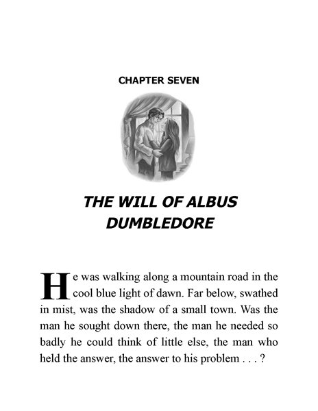 07 Harry Potter and the Deathly Hallows 7 The Will of Albus Dumbledore -- 绘本听读宝在线台词全文