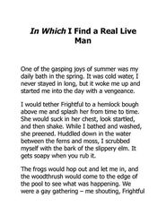 1 My Side of the Mountain 12 I Find a Real Live Man -- 绘本听读宝在线台词全文