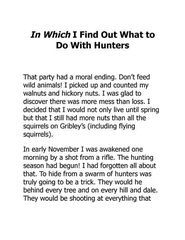 1 My Side of the Mountain 15 I Find Out What to Do With Hunters -- 绘本听读宝在线台词全文