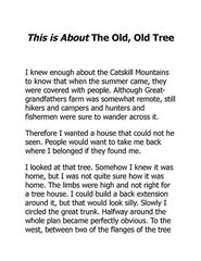 1 My Side of the Mountain 5 The Old, Old Tree -- 绘本听读宝在线台词全文