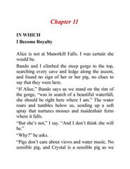 2 On the Far Side of the Mountain 11 I Become Royalty -- 绘本听读宝在线台词全文