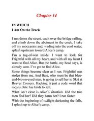 2 On the Far Side of the Mountain 14 I Am On the Track -- 绘本听读宝在线台词全文