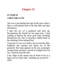 2 On the Far Side of the Mountain 15 A Bird Talks to Me -- 绘本听读宝在线台词全文