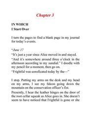 2 On the Far Side of the Mountain 3 I Start Over -- 绘本听读宝在线台词全文