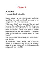 2 On the Far Side of the Mountain 9 I Learn to Think Like a Pig -- 绘本听读宝在线台词全文
