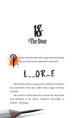 1 Peanut Jones and the Illustrated City 18 The Door -- 绘本听读宝在线台词全文