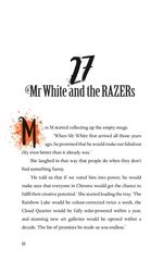 1 Peanut Jones and the Illustrated City 27 Mr White and the RAZERs -- 绘本听读宝在线台词全文