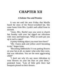 绿山墙的安妮 Chapter 12 -- 绘本听读宝在线台词全文