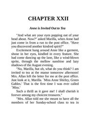 绿山墙的安妮 Chapter 22 -- 绘本听读宝在线台词全文