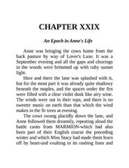 绿山墙的安妮 Chapter 29 -- 绘本听读宝在线台词全文