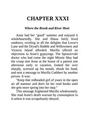 绿山墙的安妮 Chapter 31 -- 绘本听读宝在线台词全文