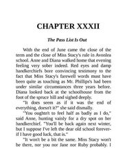 绿山墙的安妮 Chapter 32 -- 绘本听读宝在线台词全文