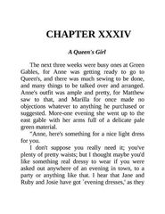 绿山墙的安妮 Chapter 34 -- 绘本听读宝在线台词全文