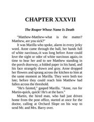 绿山墙的安妮 Chapter 37 -- 绘本听读宝在线台词全文