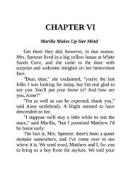 绿山墙的安妮 Chapter 6 -- 绘本听读宝在线台词全文