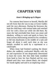 绿山墙的安妮 Chapter 8 -- 绘本听读宝在线台词全文